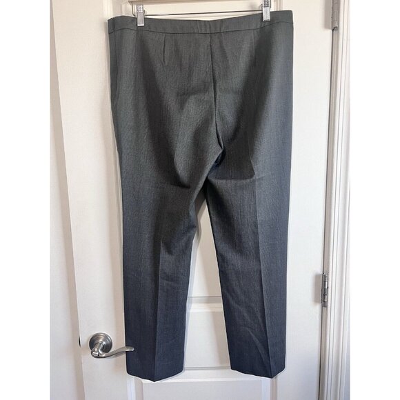 Hugo Boss Tulea Side Zip Trouser Pants Stretch Wool Gray Sz 10 $255 MSRP - Picture 9 of 11